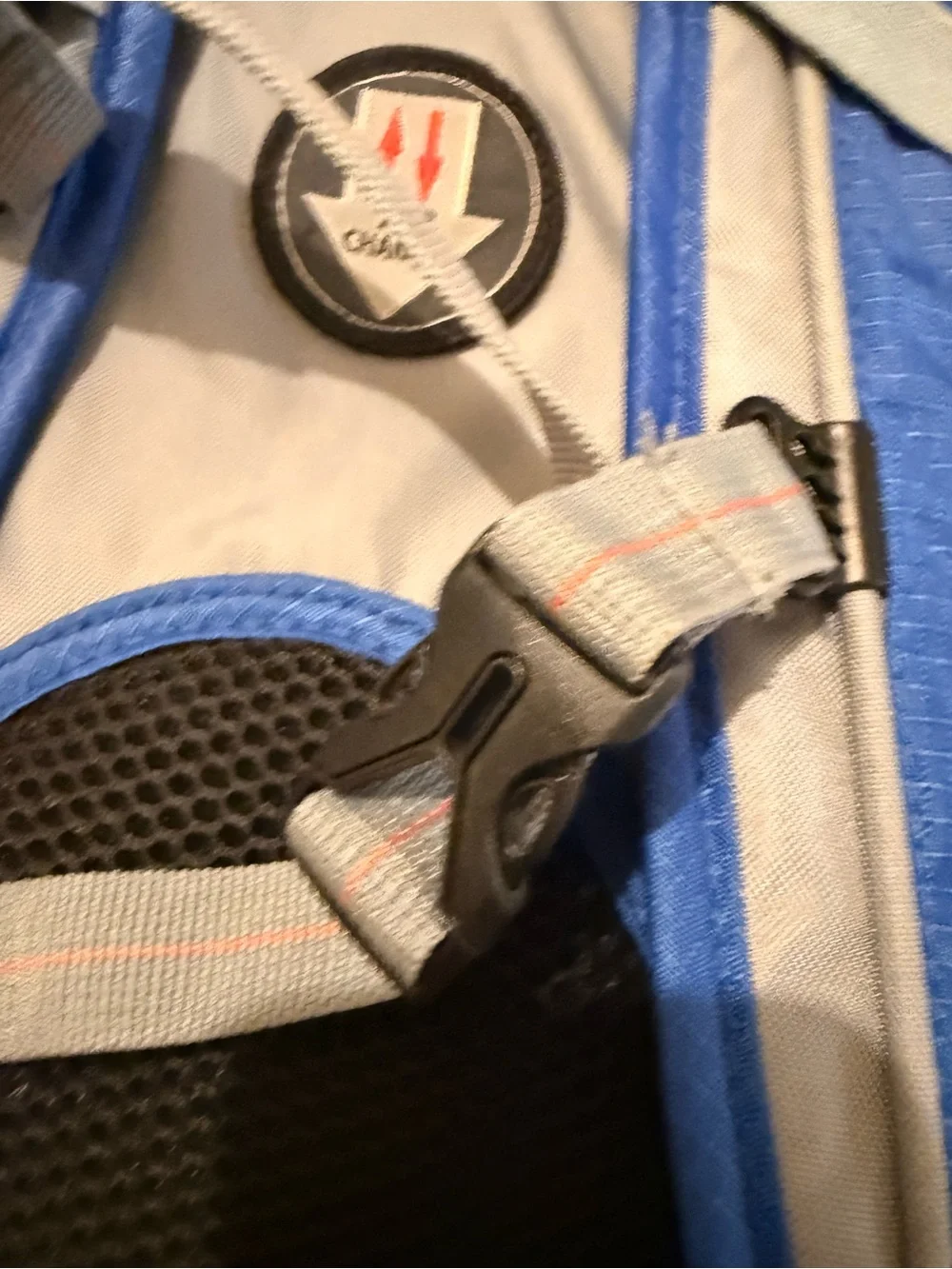 Kelty Ridgeway Blue Hydration Backpack with Grey Accents